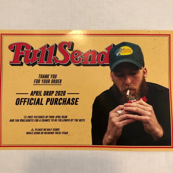 Navy Full Send By Nelk Boys Classic Hoodie - Picture 4 of 4